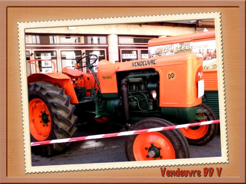 Tracteur Vendeuvre DD40 série V moteur 2 cylindres type 56