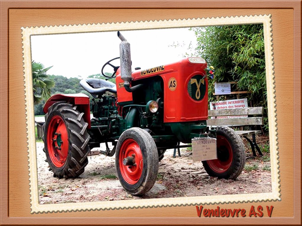 Tracteur Vendeuvre AS série V mono-cylindre à air