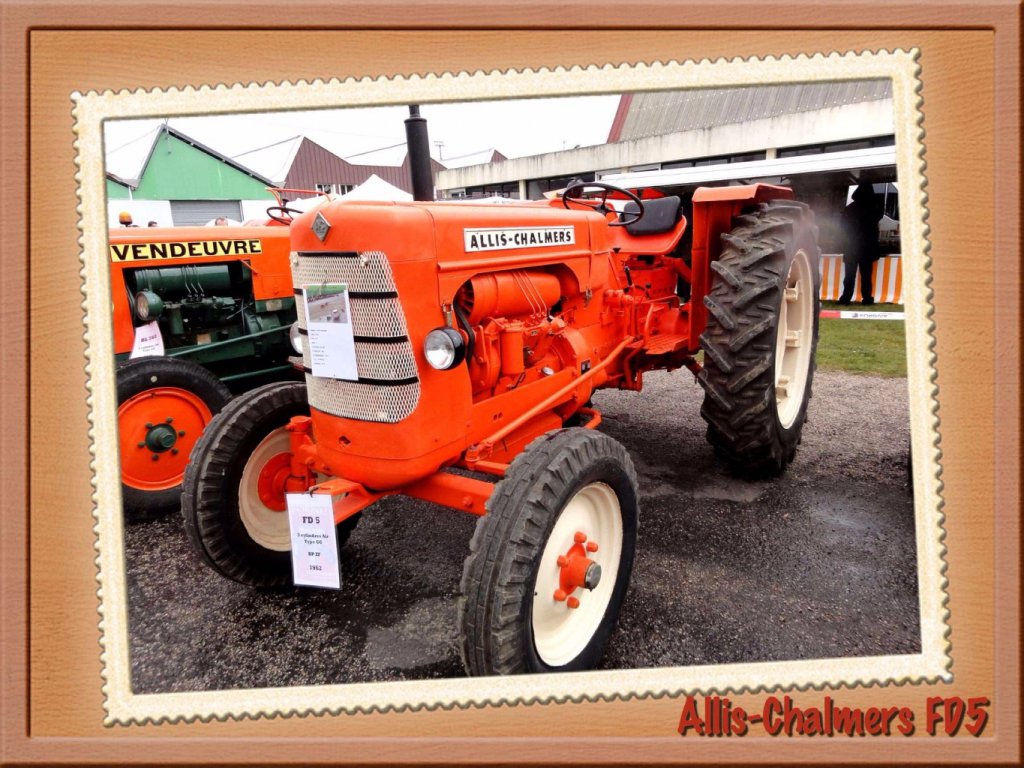 Tracteur Allis-Chalmers FD5 moteur Vendeuvre 3 cylindres