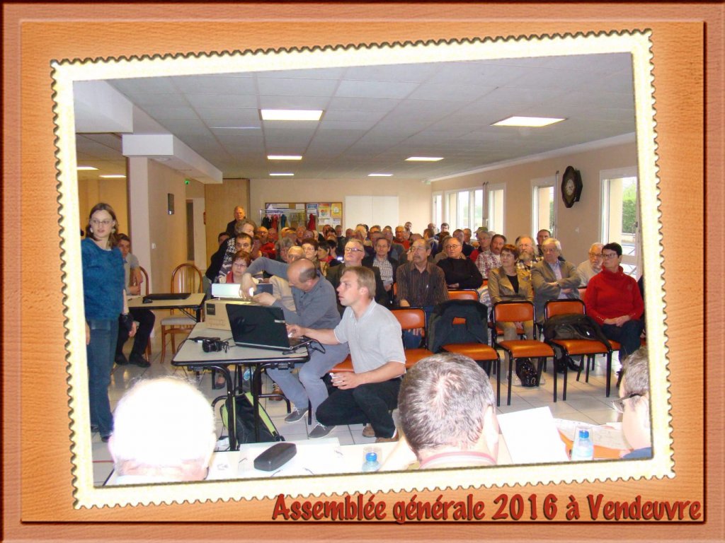 Assemblée générale 2016 à Vendeuvre sur Barse.