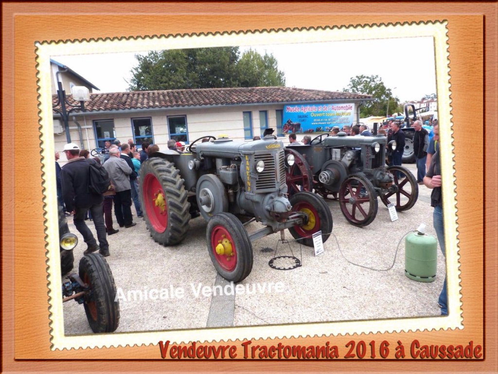 Tractomania 2016 à Caussade.
Les tracteurs Landini à boule chaude.