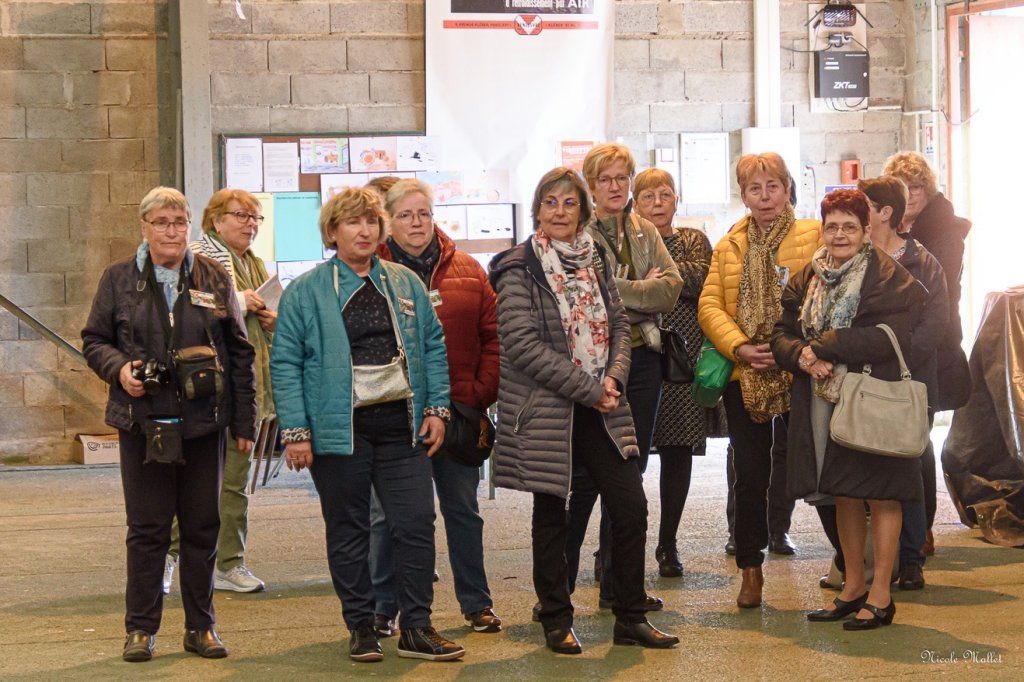 Les accompagnantes pour e départ de la visite du Musée du Cinéma