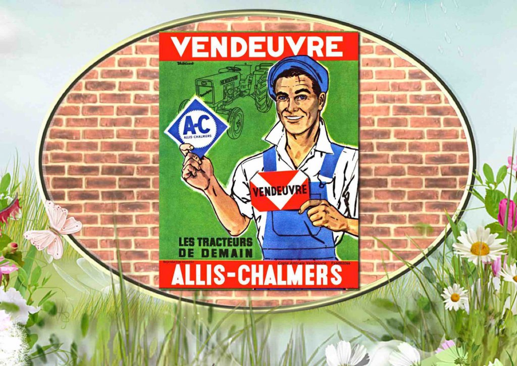 Affiche  Vendeuvre Allis-Chalmers.