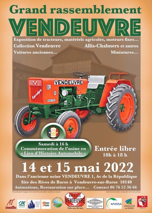  P6004045 Poster 42 x 30 cm  Grand rassemblement Vendeuvre 20 ans