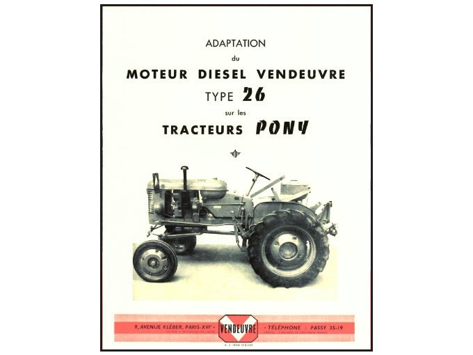 A7021070 Adaptation Vendeuvre 26 sur Massey Harris Pony
