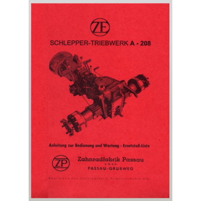 A8003067 Catalogue pièces transmission ZF A208