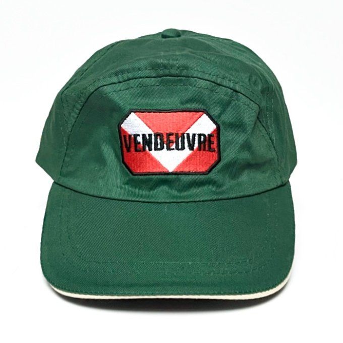 P6003021 Casquette broderie "VENDEUVRE" Verte Forêt