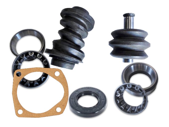 D3001012 Kit complet pour boitiers Gemmer 5001G : Vis pas à gauche, galet, roulements et joints  