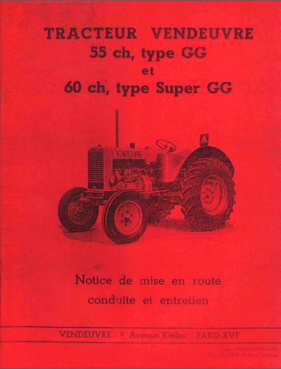 A7001060 Manuel GG 55 et Super GG 60