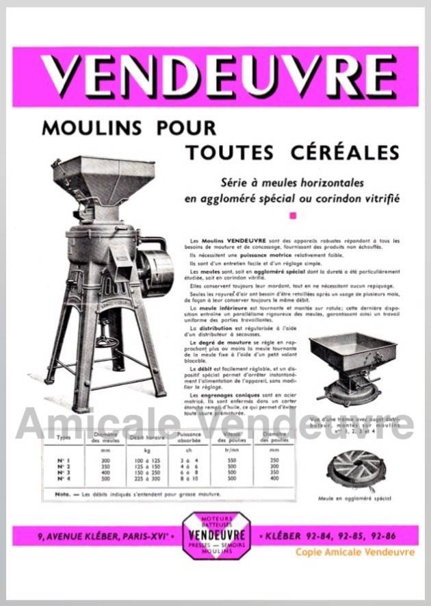 PaINS 5001 Doc. moulins toutes céréales 1950