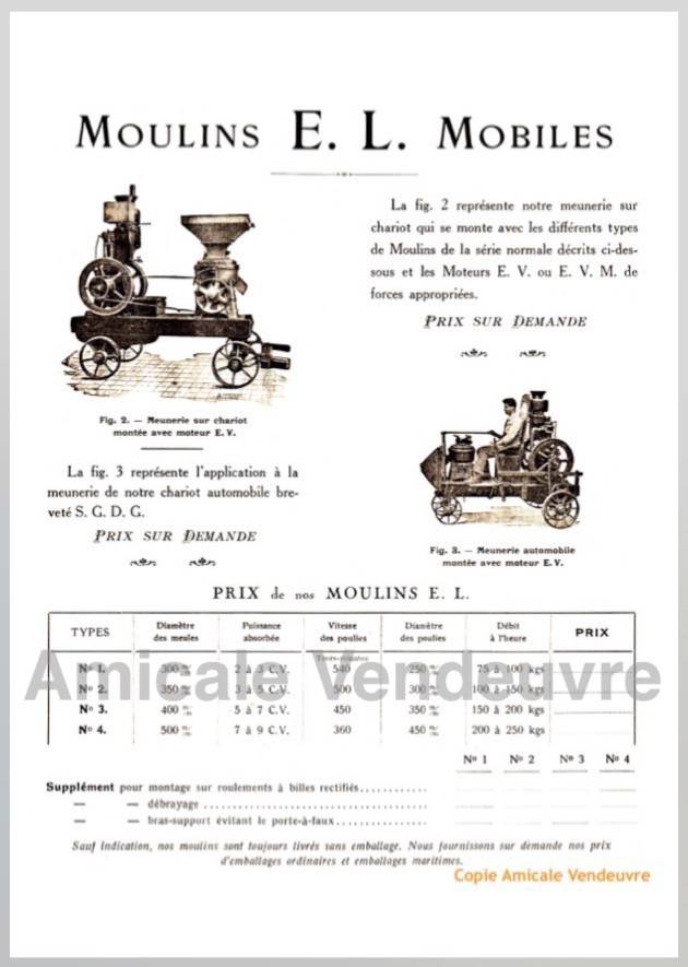 PaINS 5006 Documentation moulins E.L. mobiles 1926
