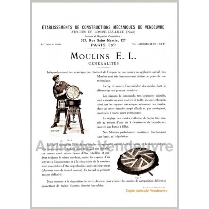 INS 5007 Pdf Documentation moulin E.L 1925