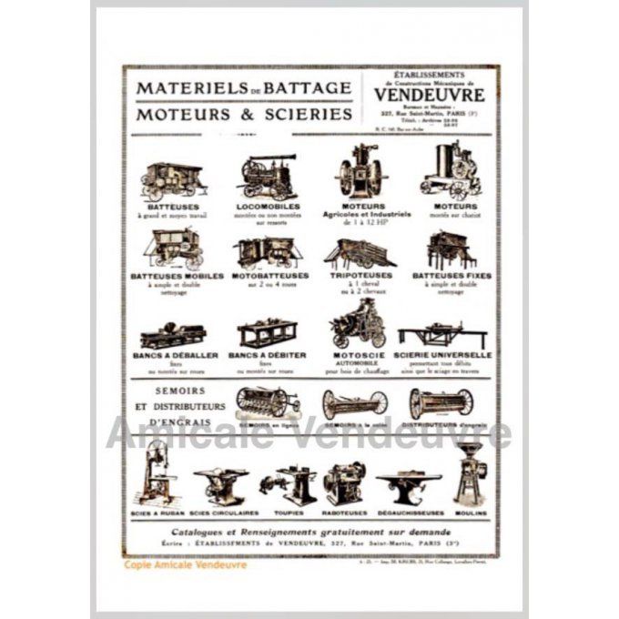 P6001064 Poster 42 x 30 cm. Gamme 1925
