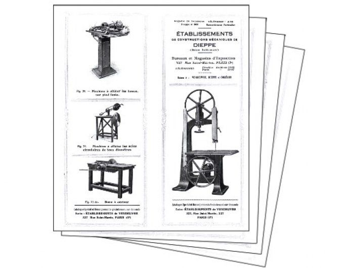 MB 8010 pdf Doc. Machines à bois ED 8 pages de 1930