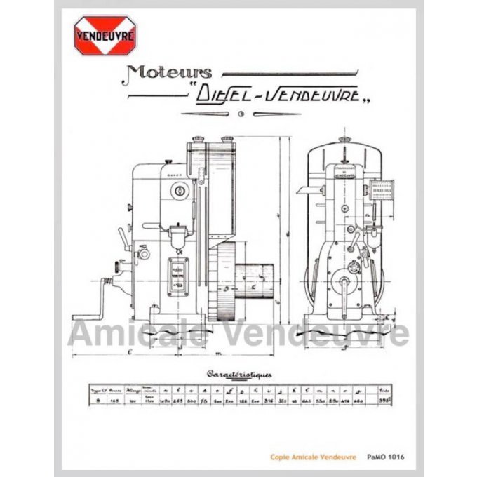 MO 1016 Pdf téléchargeable Caractéristiques moteur n° 9