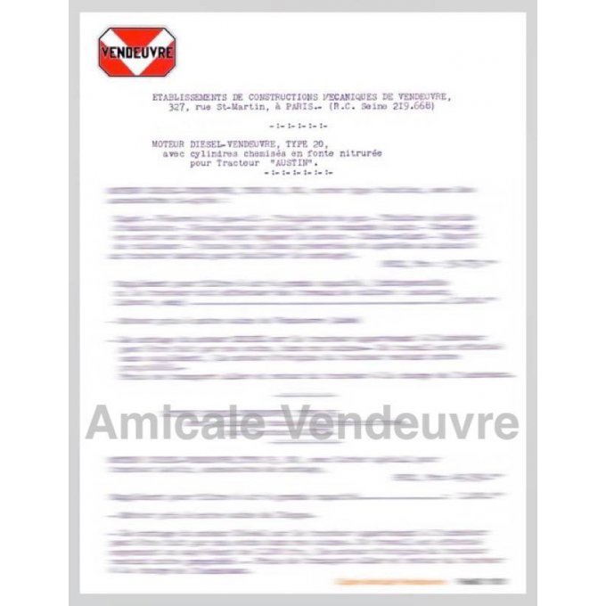 MO 1101 Pdf Tarif adapt. moteur 20-25 sur Austin