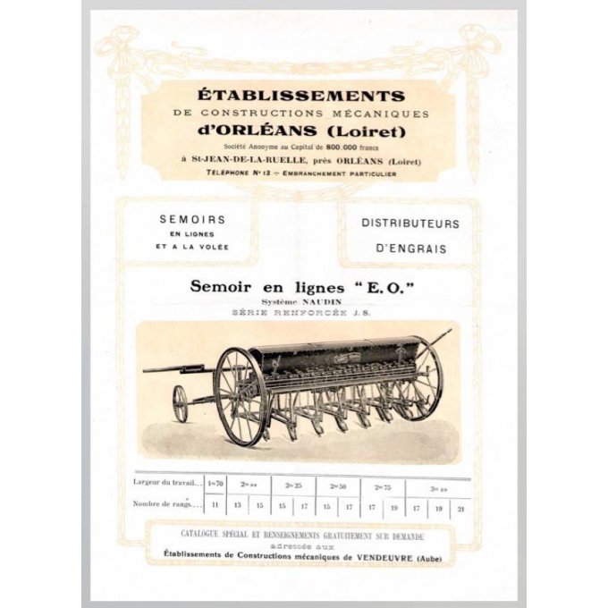 PaSE 4010 Doc. semoir système Naudin