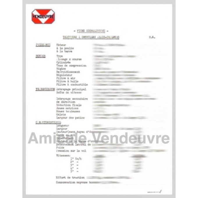 TR 6686 Pdf Doc. Tracteur chenilles A-C