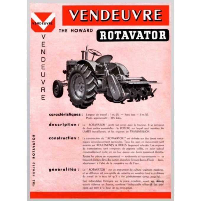 TR 6710 Doc. Rotavator Howard