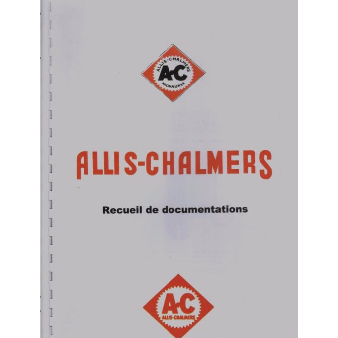 A9008020 Recueil documentations Allis-Chalmers