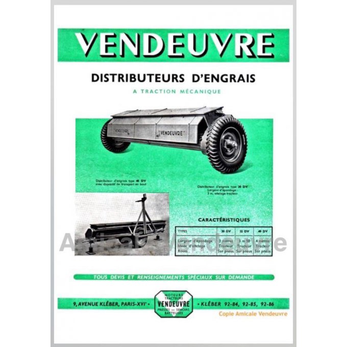 PaSE 4002 Documentation distributeur pneus 1952