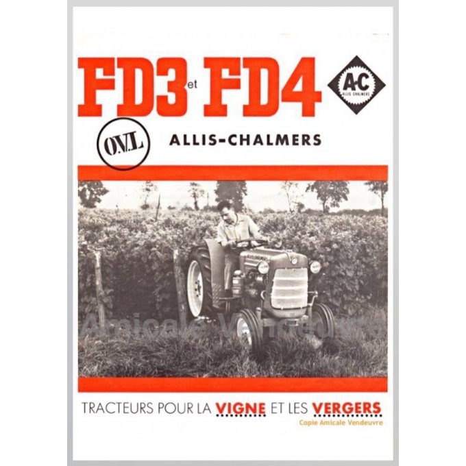 PaTR 6604 Documentation FD3 FDA vigneron 1964