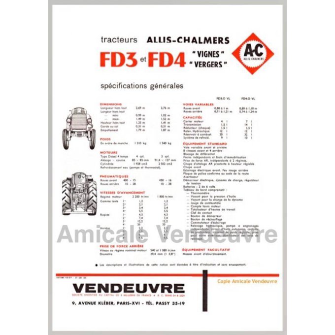 TR 6604 Pdf Documentation FD3 FDA vigneron 1964