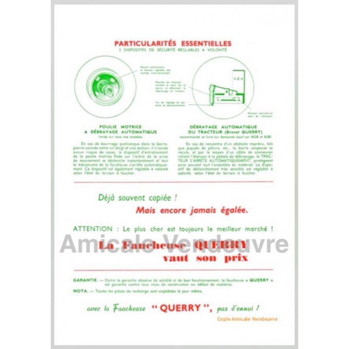 PaTR 6704 Doc.faucheuse Querry BL AC 1961