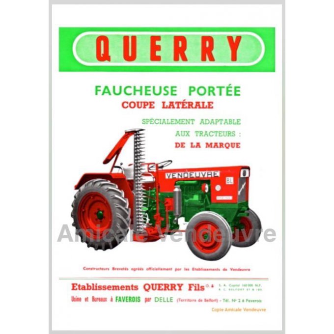 PaTR 6704 Doc.faucheuse Querry BL AC 1961