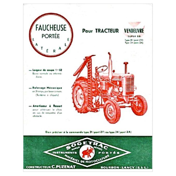 TR 6705 Faucheuse Sogetrac