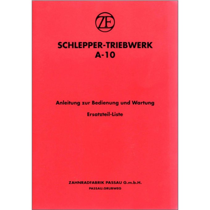 A8003030 Catalogue pièces transmission ZF A10
