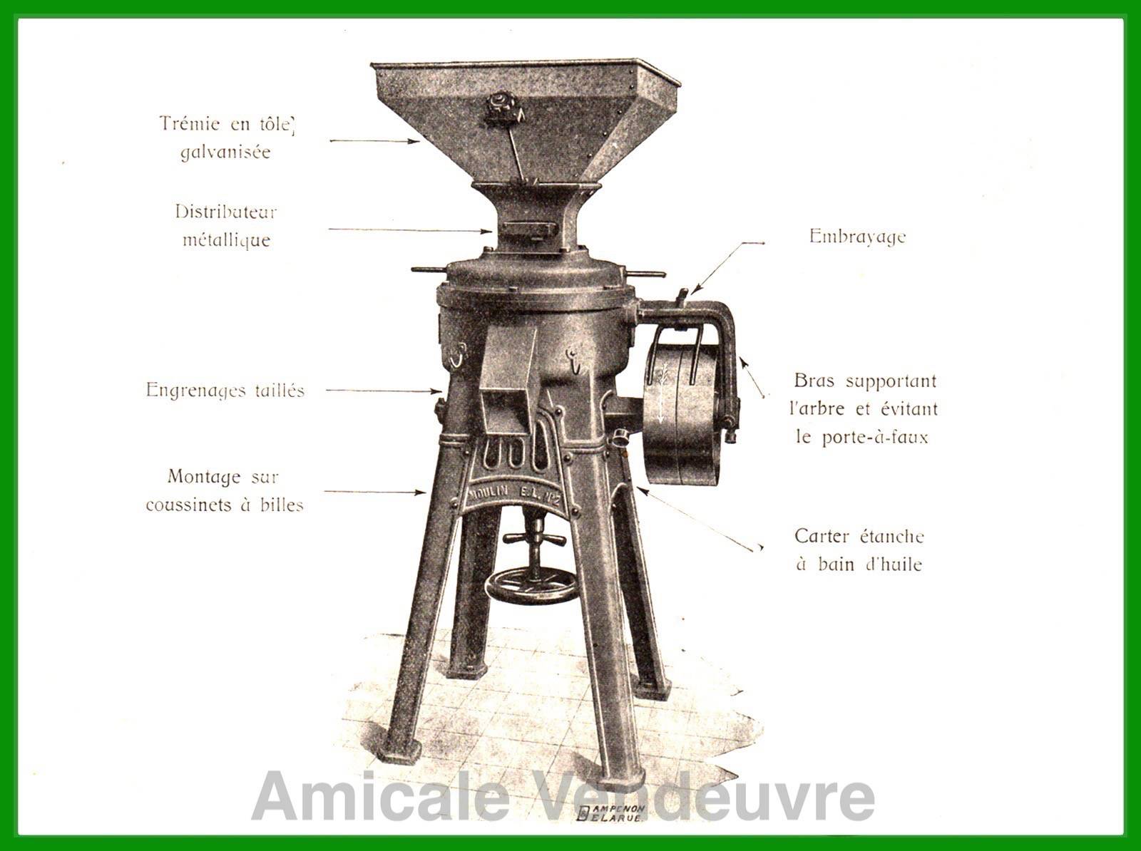 Les moulins et aplatisseurs