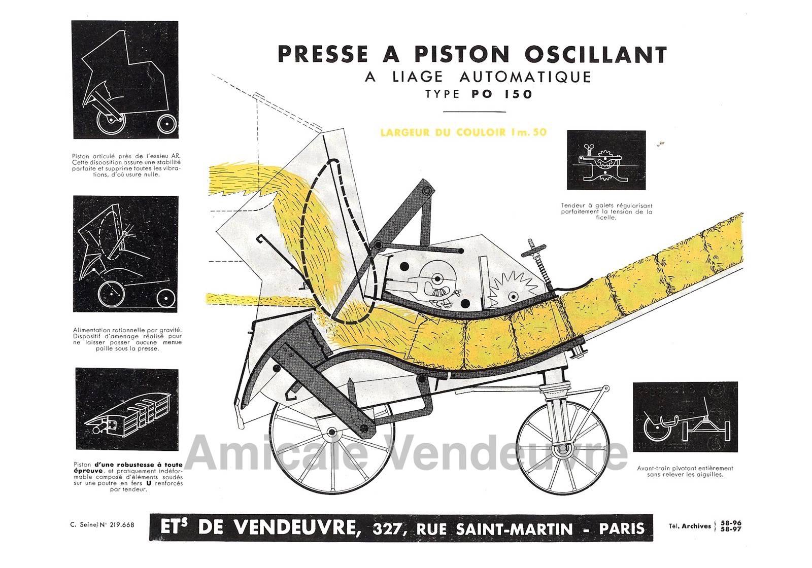 Presse à piston oscillant P.O.150