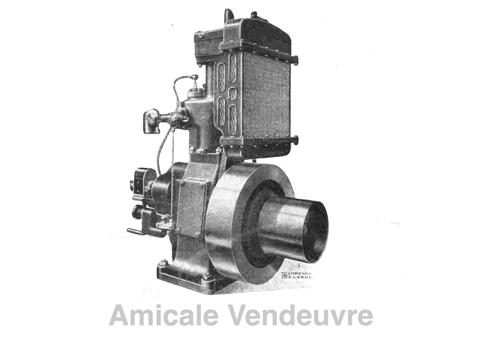 Moteur EVR avec radiateur